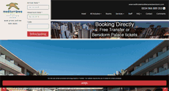 Desktop Screenshot of hotelmediterraneobenidorm.co.uk